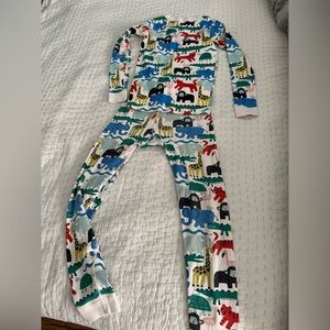 Hanna Andersson Animals PJ Pajama Long Sleeve Set Sz 8, 130cm, size tags removed